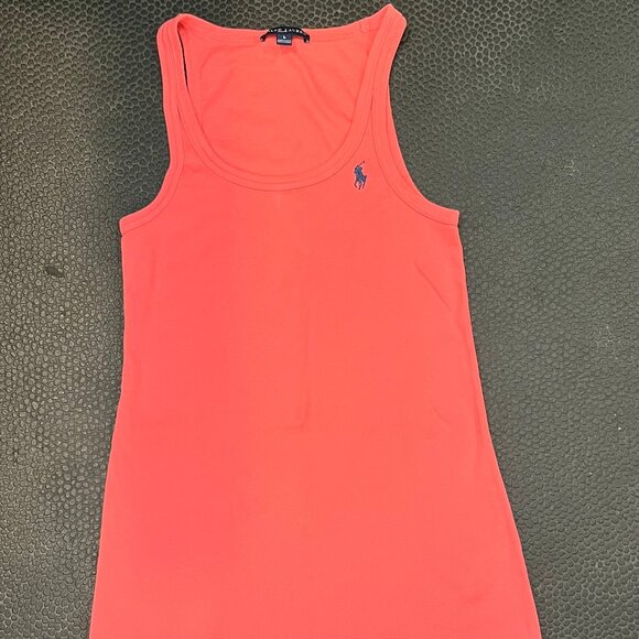 Ralph Lauren Polo Tank Dress – Pink, Size Large - Picture 1 of 6
